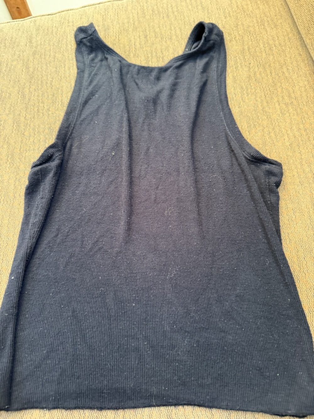 Free People black Ribbed Tank